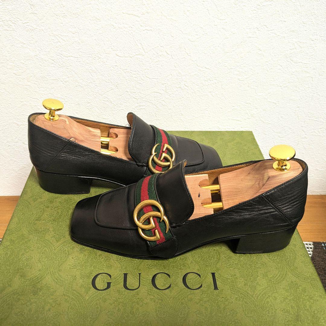 GUCCI　パンプス　マーモント　黒　35 1/2