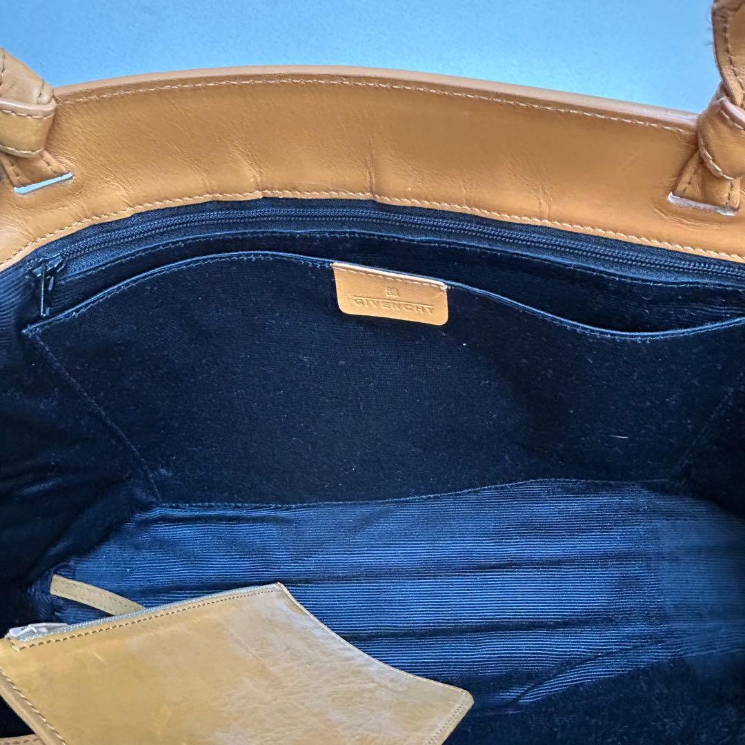 良品　ジバンシー　トートバッグ　ハンド　カゴ　ロゴ　A4◎　肩掛け◎