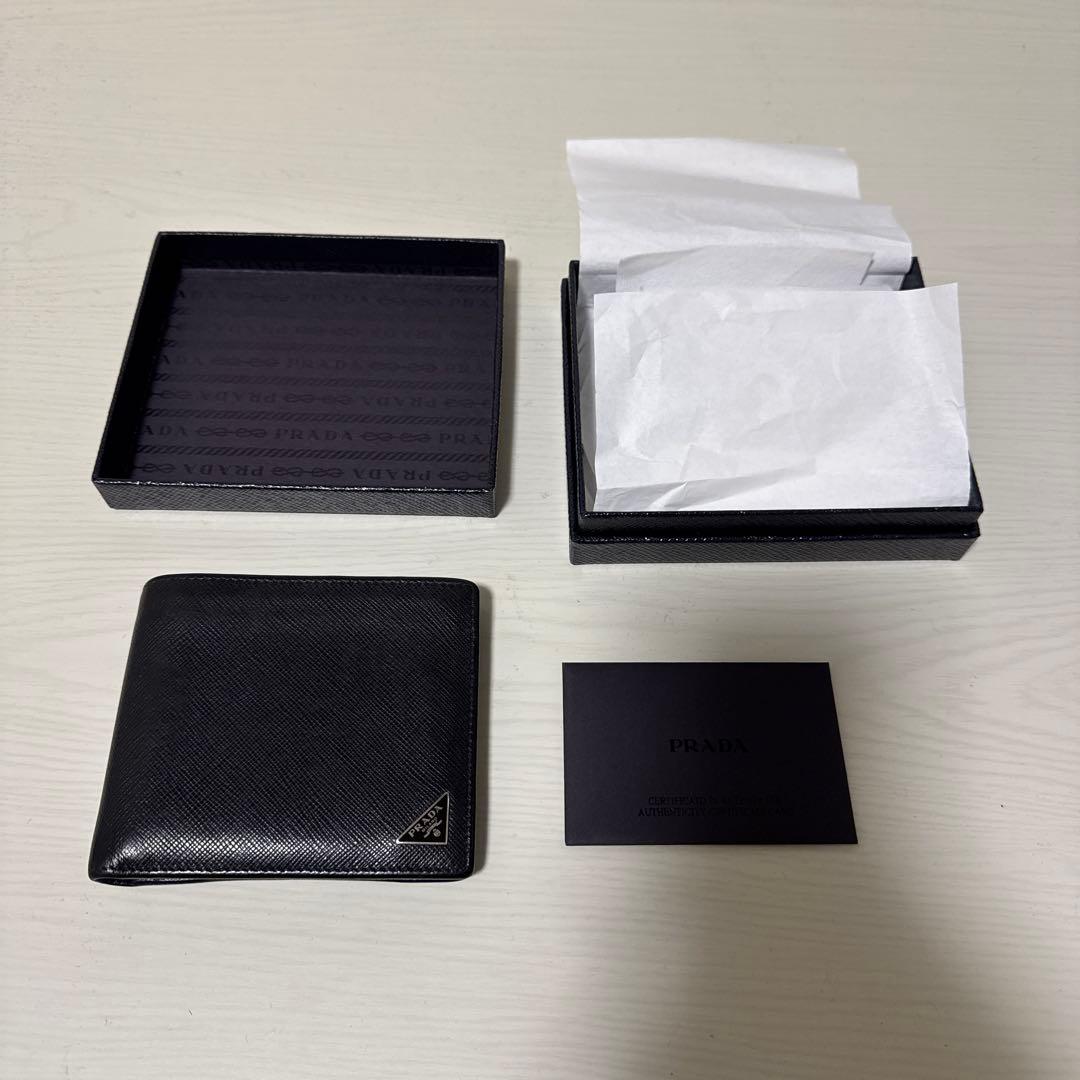 PRADA サフィアーノレザーウォレット 二つ折り財布