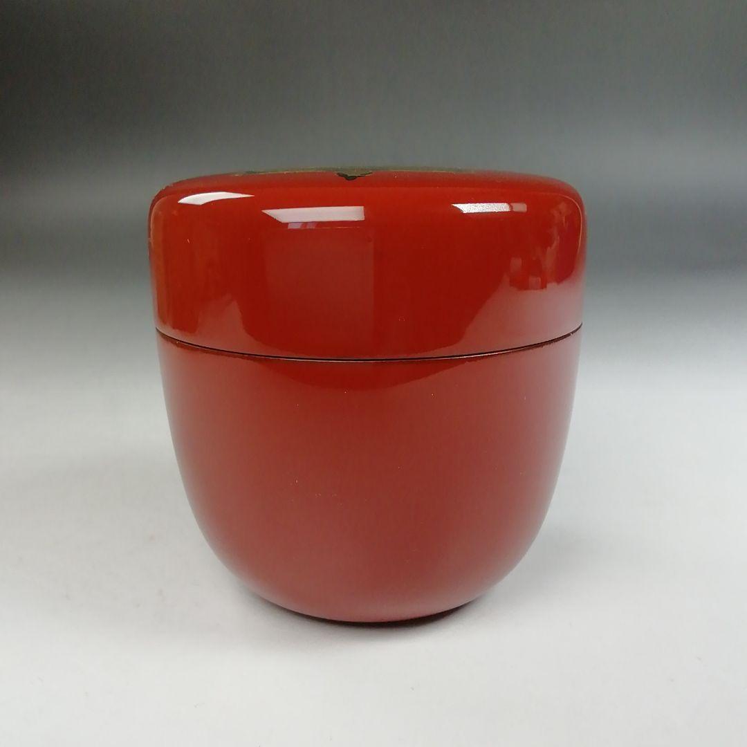 Ｗ２３７　棗　『立雛』『中棗』『和田春峰 作』　共箱　茶道具