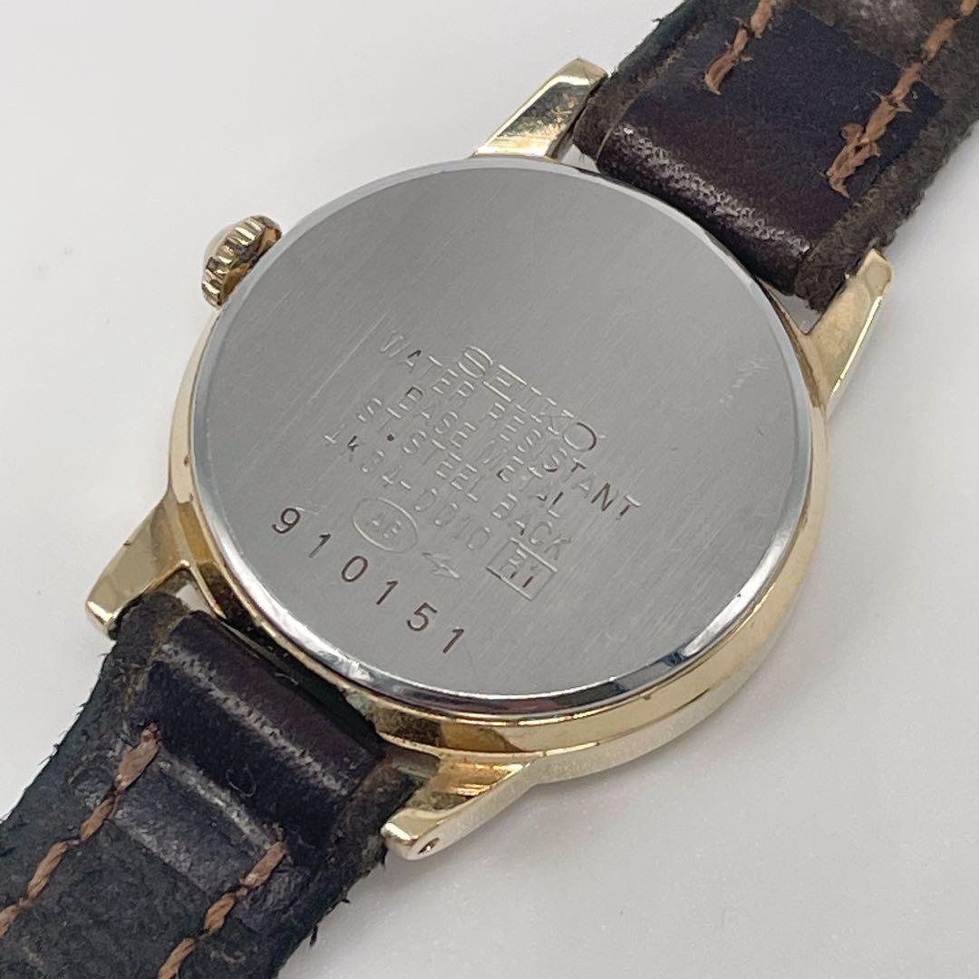 新品電池/稼働 SEIKO レディース ヴィンテージ ムーンフェイズ　希少　レア