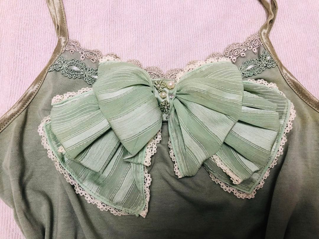 激希少axes femmeビッグリボンキャミ、ビスチェトップス2点　リズリサ姫系