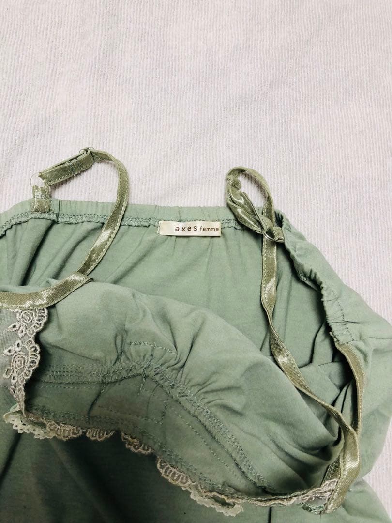 激希少axes femmeビッグリボンキャミ、ビスチェトップス2点　リズリサ姫系