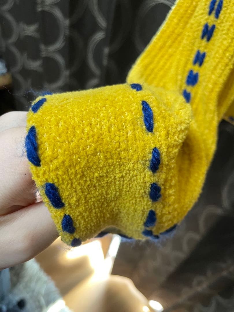 【売り切りたい！】phingerin pg-1 KNIT　カーディガン イエロー