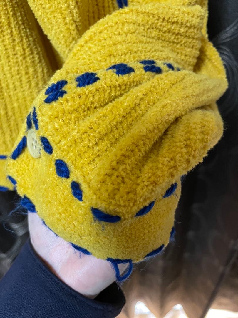 【売り切りたい！】phingerin pg-1 KNIT　カーディガン イエロー