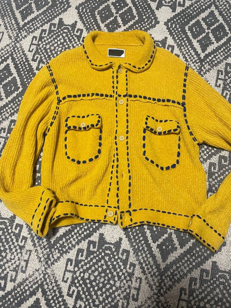 【売り切りたい！】phingerin pg-1 KNIT　カーディガン イエロー