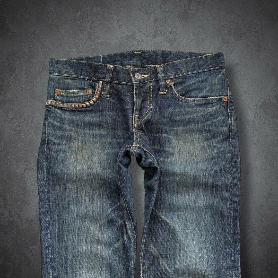 HYSTERIC GLAMOUR 00s archive スタッズ デニムパンツ