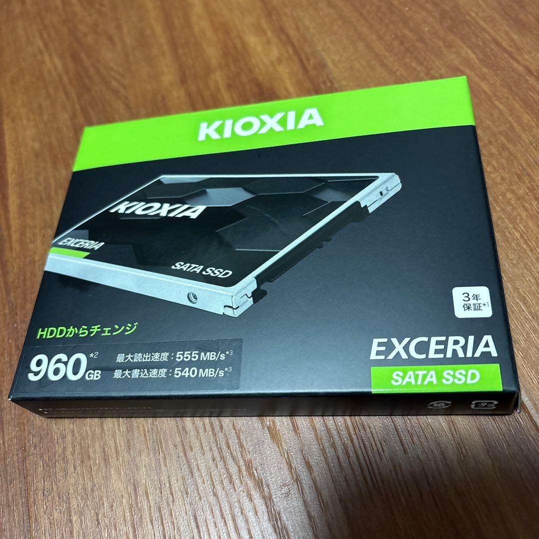内蔵型SSD KIOXIA EXCERIA 960GB SATA SSD