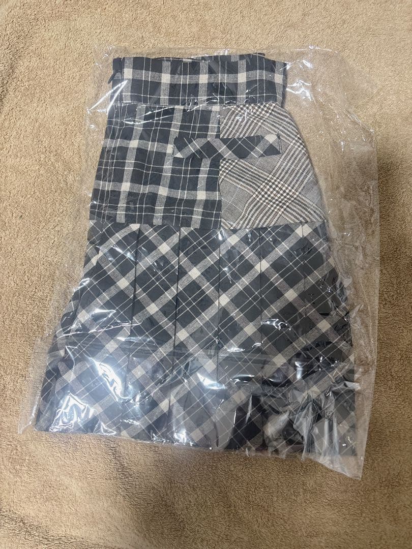 andmary Coco check pleats skirt M サイズ