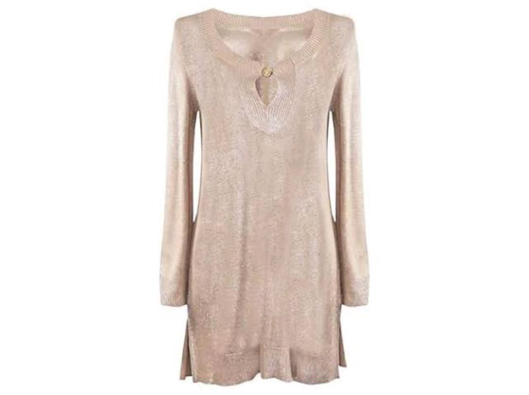 HERMES エルメス セーター ラメ ニット ワンピース 40 セリエ