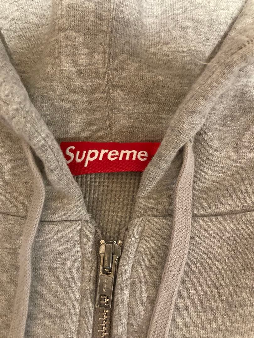 初期 supreme Arc Logo Thermal ZipUp Hoodie