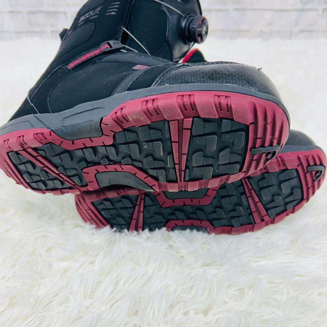 スノーボードブーツ BOA HEAD 27cm SCOUT ボア スノボ 黒