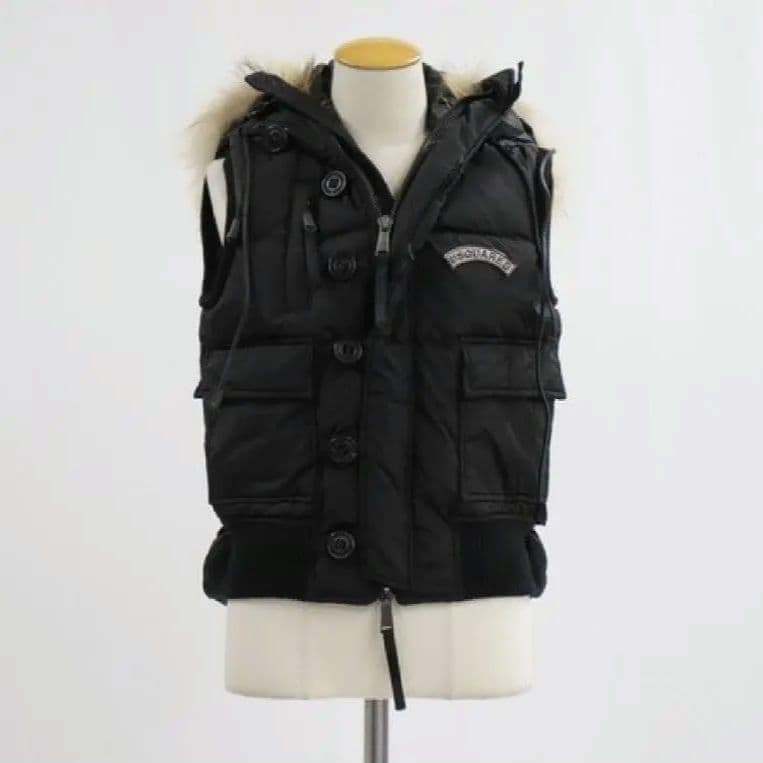DSQUARED2 高級ファー&リアルダウン ベスト 42 希少 d22