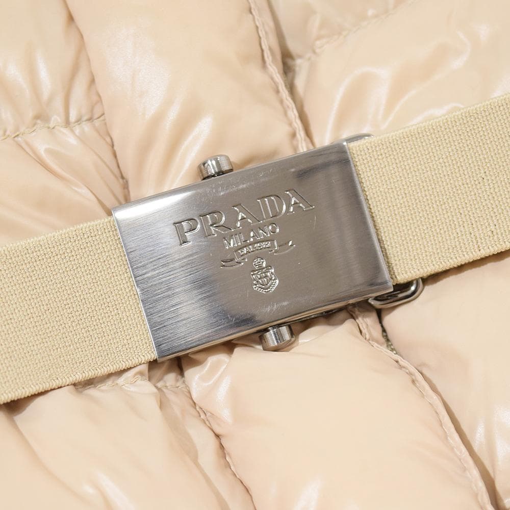 00s archive PRADA プラダスポーツ ベルト付 ダウンベスト 38