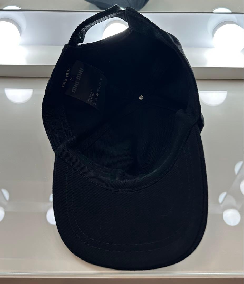 正規品 MIUMIU ベースボールキャップ 帽子