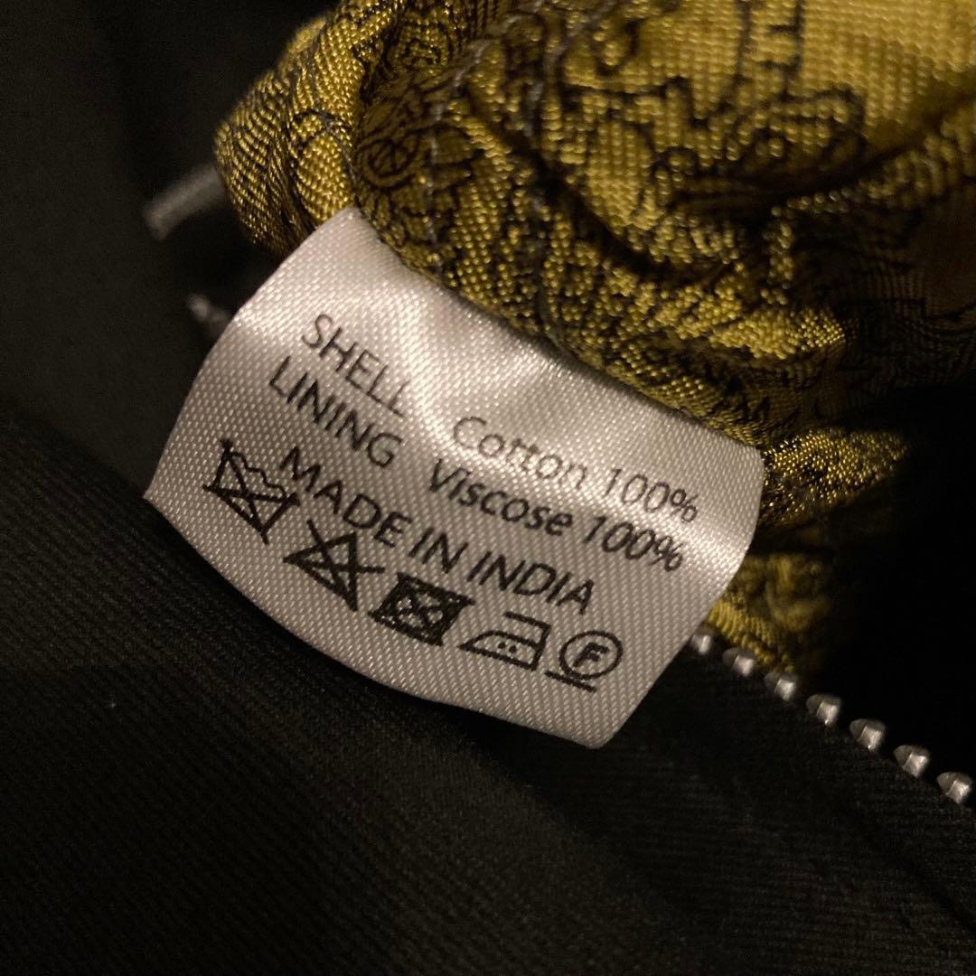 ひ*ろ様 カップショルダージャケット　ダービージャケット　L ブラック　ゴールド