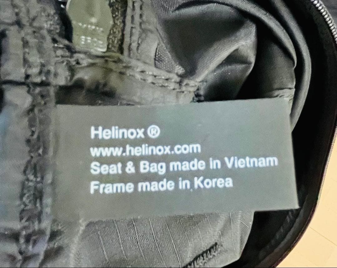 Helinox アウトドアチェア ブラック