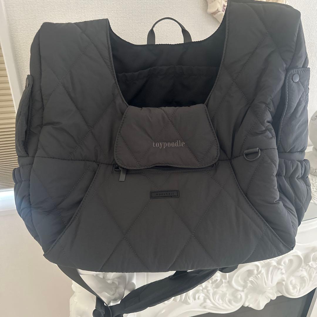 送料込み☆モンシェリ⭐︎小型犬用キルティングキャリーバッグ　美品