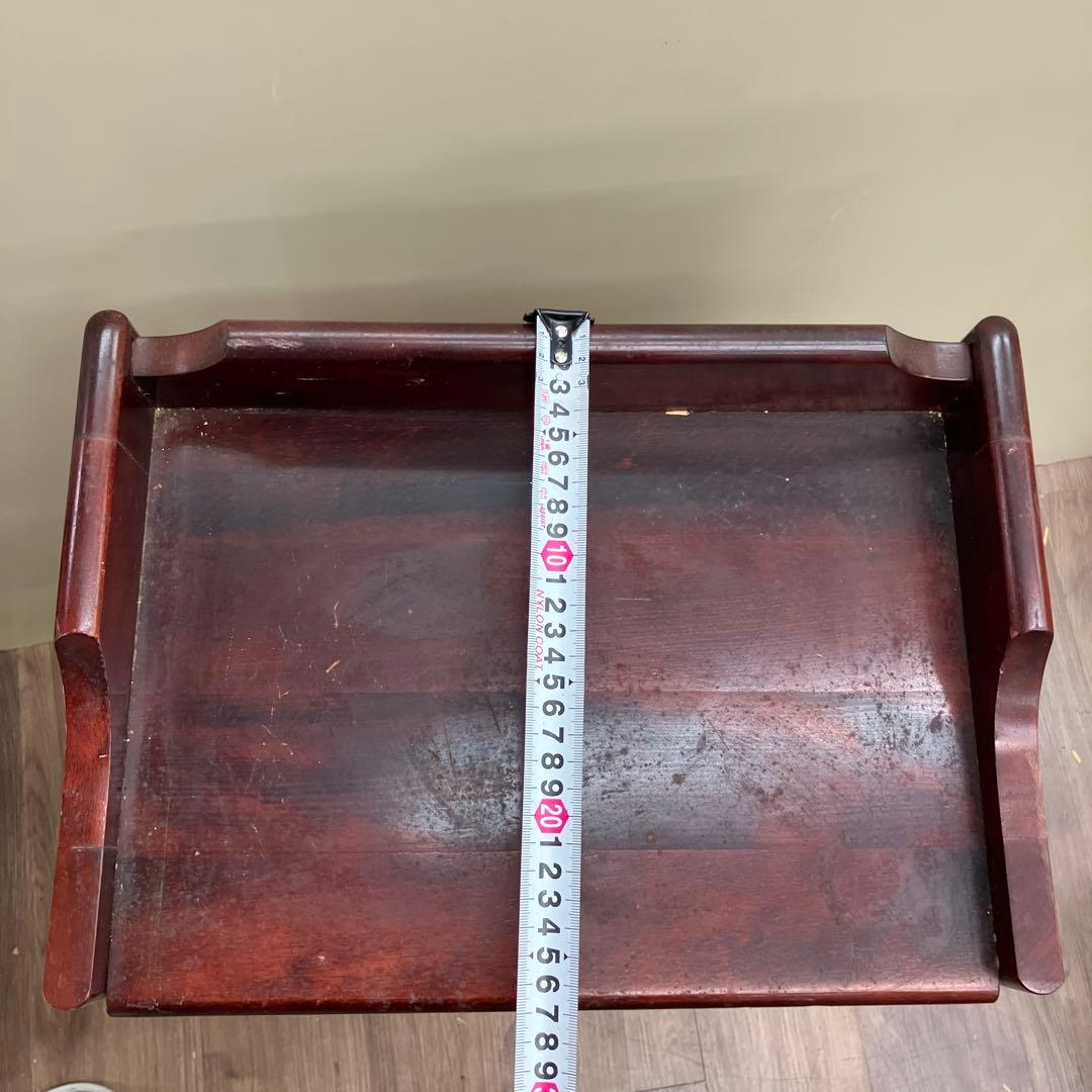 4F カリモク家具 木製 シェルフ 3段 ラック ヴィンテージ アンティーク