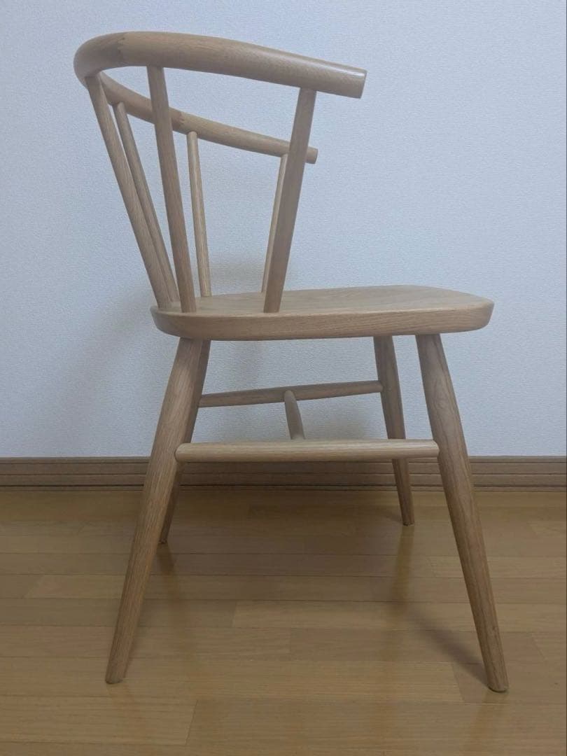 無印良品　オーク材アームチェア