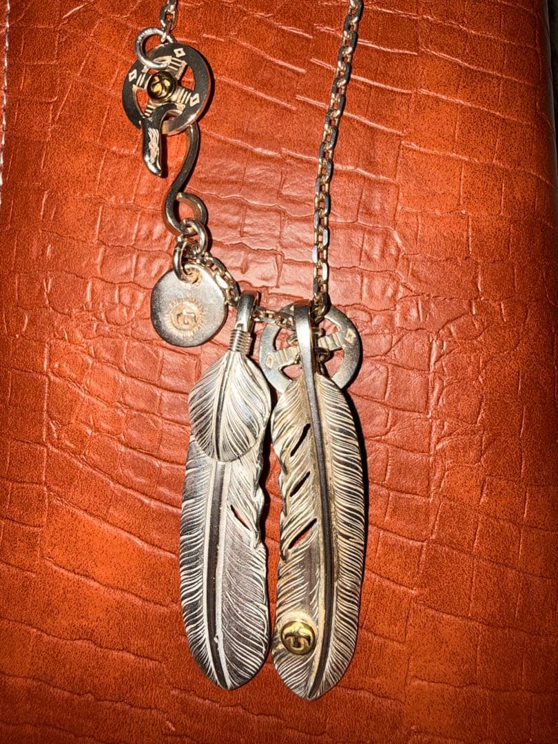 ゴローズ　シルバーセット　K18小メタル付き