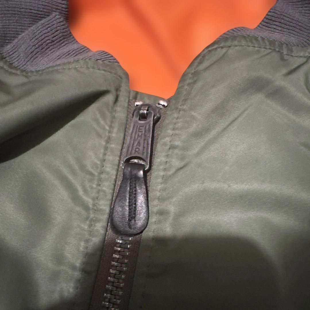 MA-1 フライトジャケット リバーシブル オリーブ オレンジ ビッグサイズ