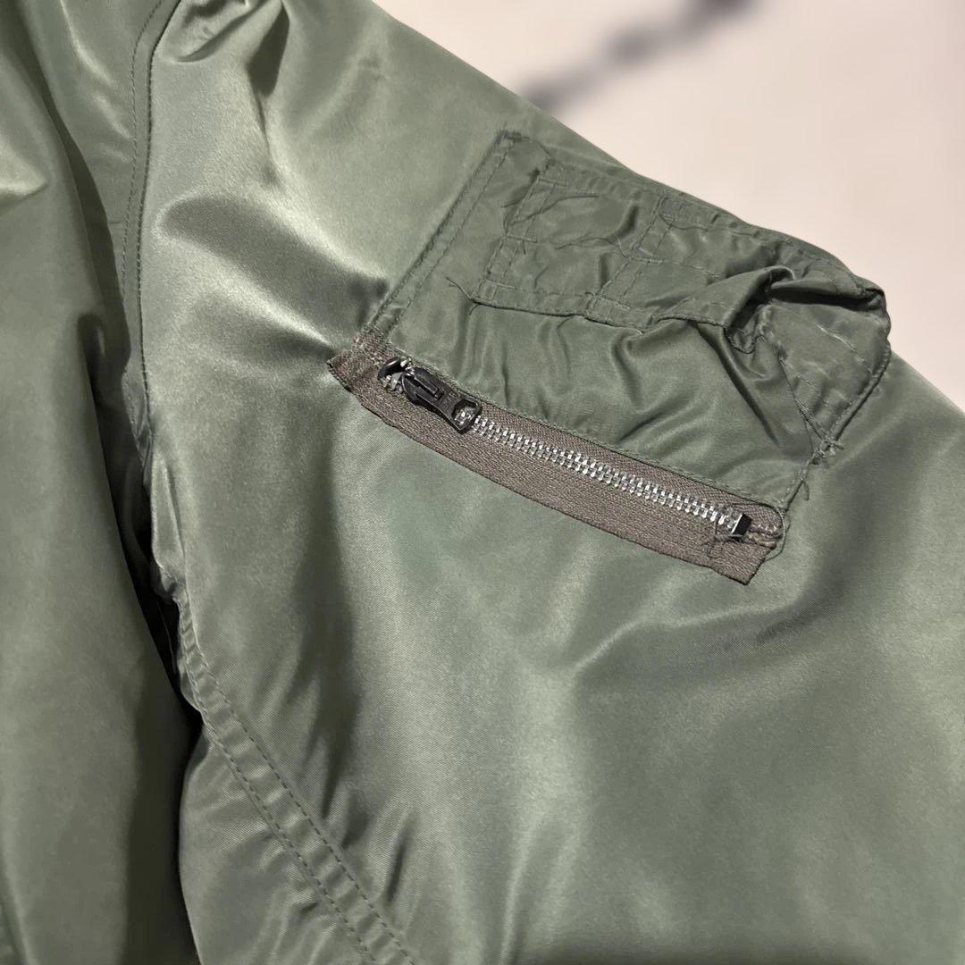 MA-1 フライトジャケット リバーシブル オリーブ オレンジ ビッグサイズ