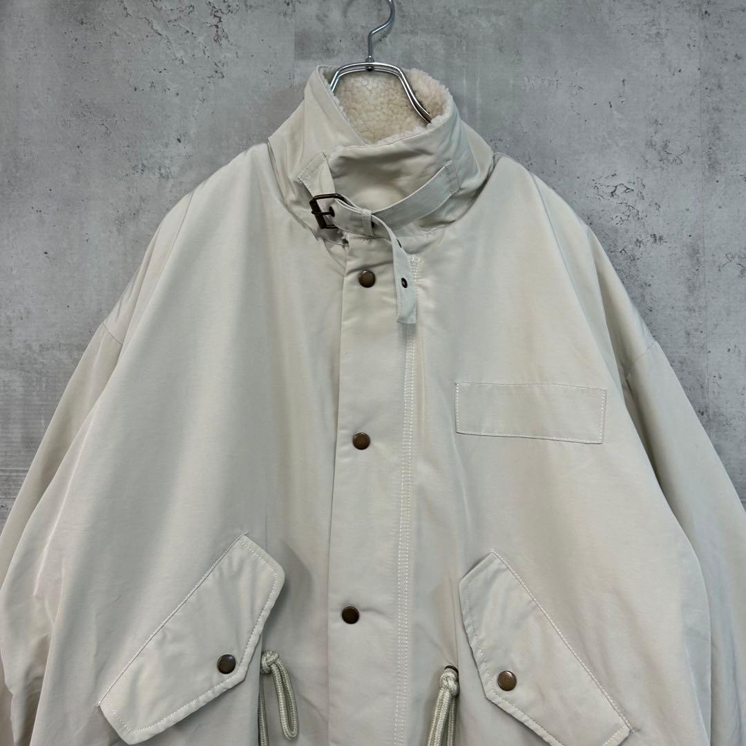 ゆ chuclla チュクラ ワーク ミリタリー コート ボア ロング