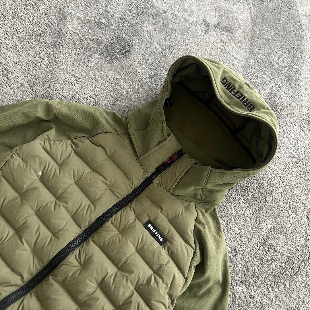BRIEFING ブリーフィング　ダウンジャケット　中綿　メンズ　ゴルフ　カーキ