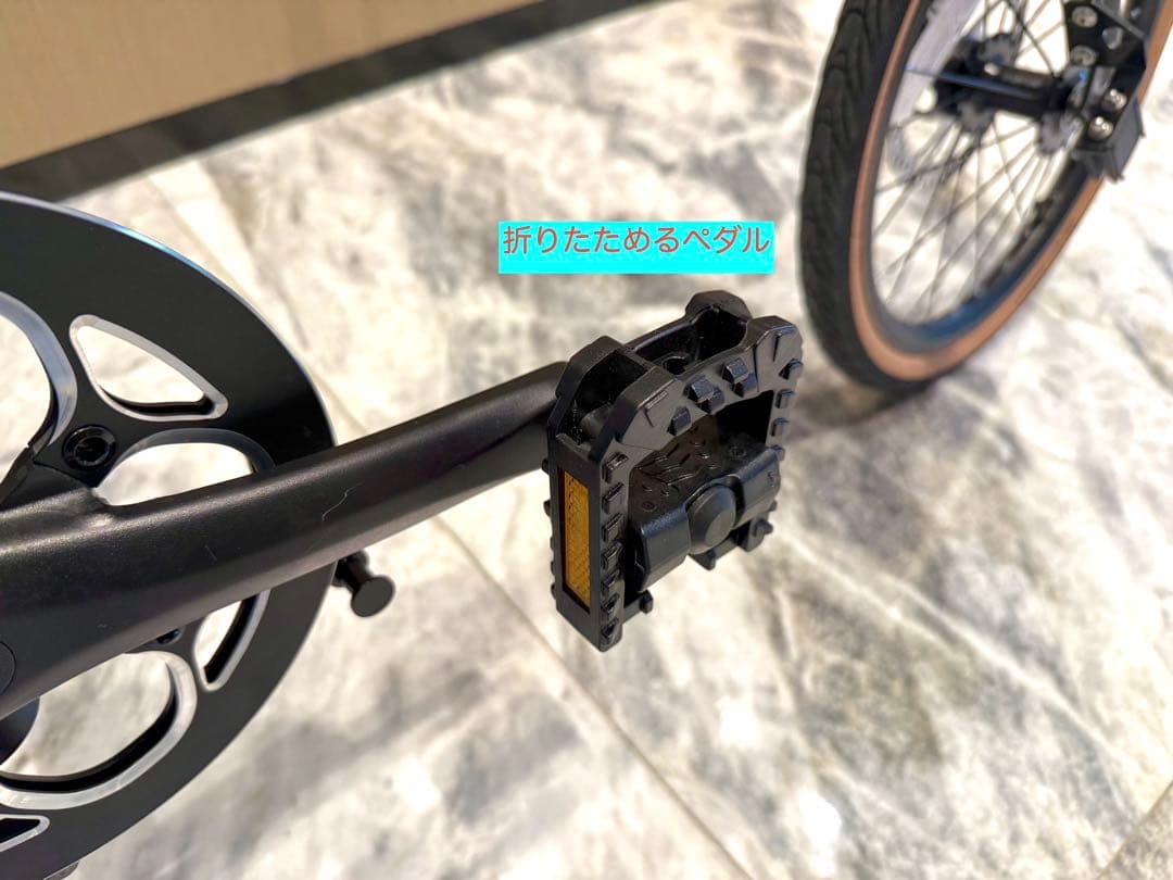 【PANLOVA】三つ折り折りたたみ自転車SHIMANO7段変速ディスクブレーキ