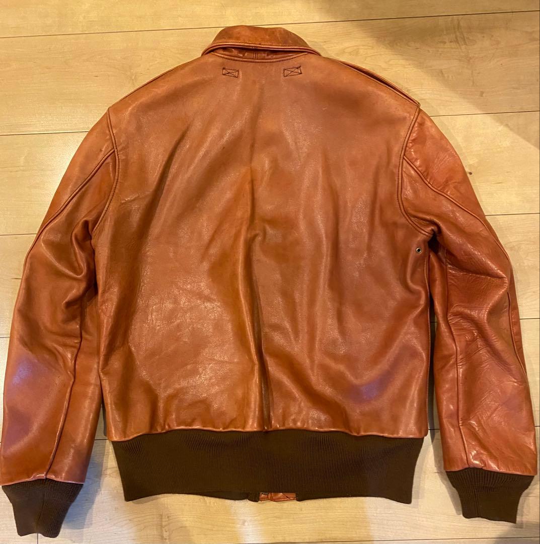 ジャケット・アウター QUENCHLOUD VINTAGE LEATHER A-2 JACKET