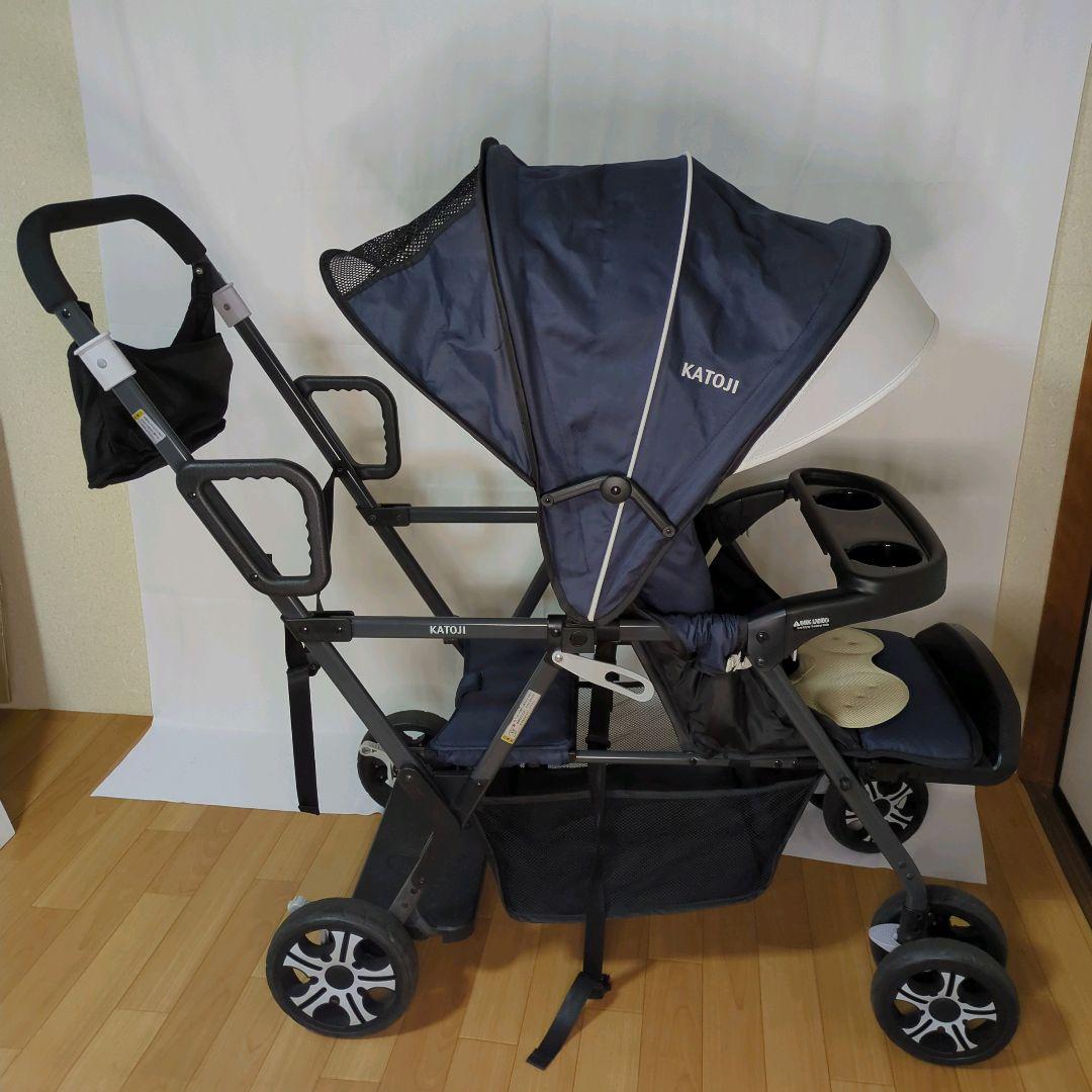 【美品】 KATOJI ベビーカー 2人乗り　二人でゴー　41911