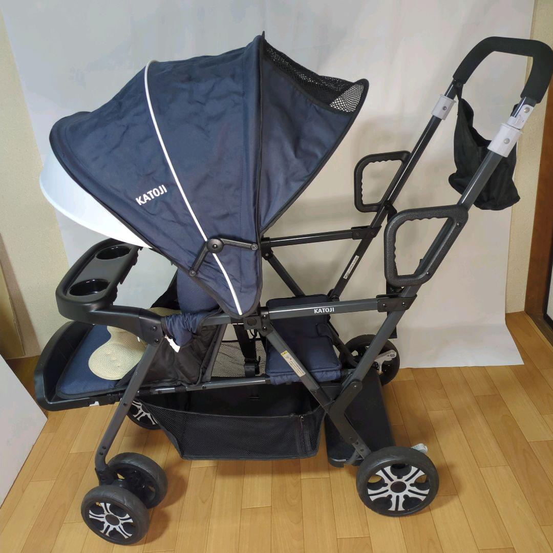 【美品】 KATOJI ベビーカー 2人乗り　二人でゴー　41911