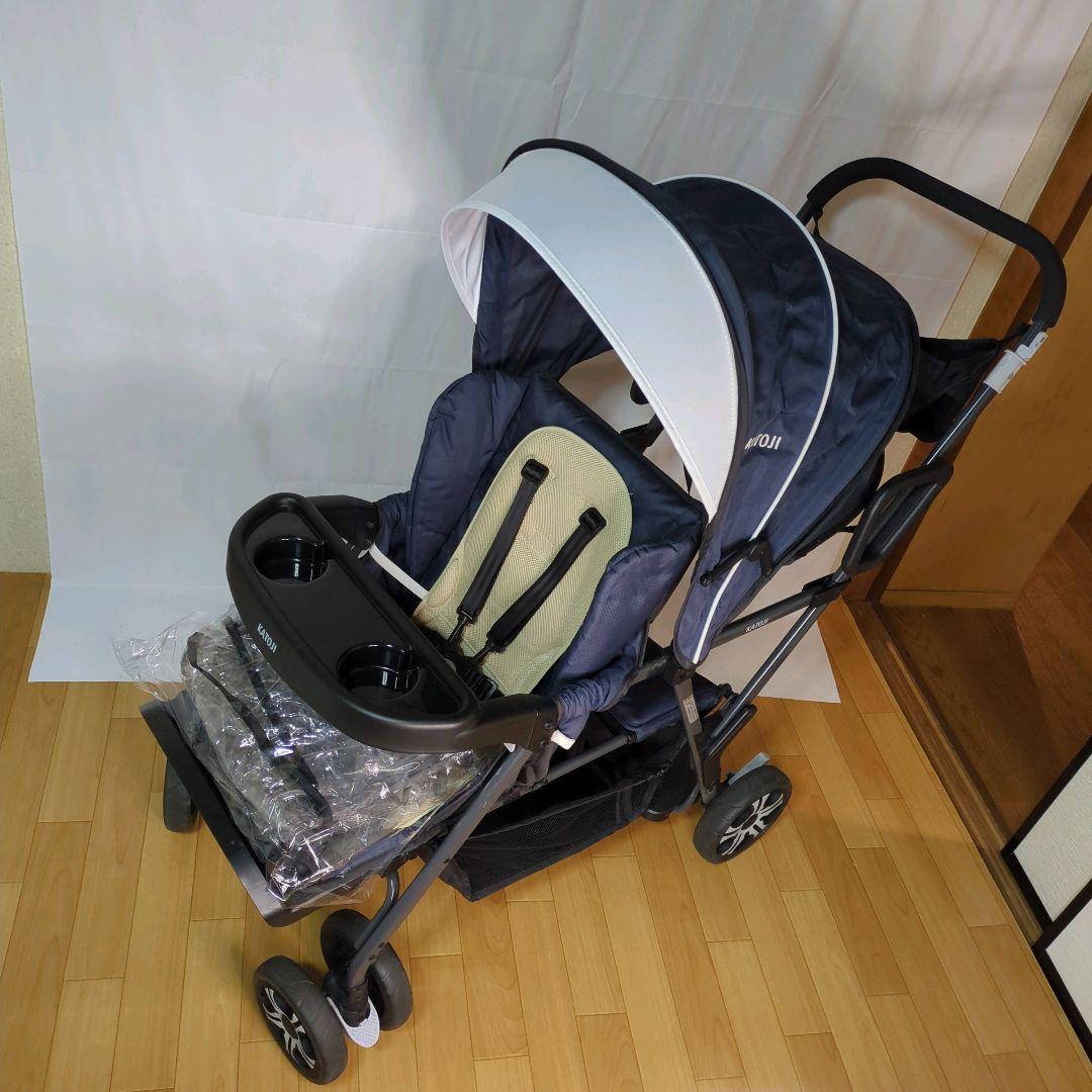 【美品】 KATOJI ベビーカー 2人乗り　二人でゴー　41911