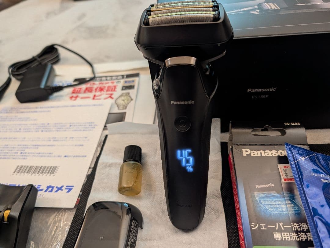 Panasonic ラムダッシュ pro 6枚刃 ES-LS9P-K 保証書あり