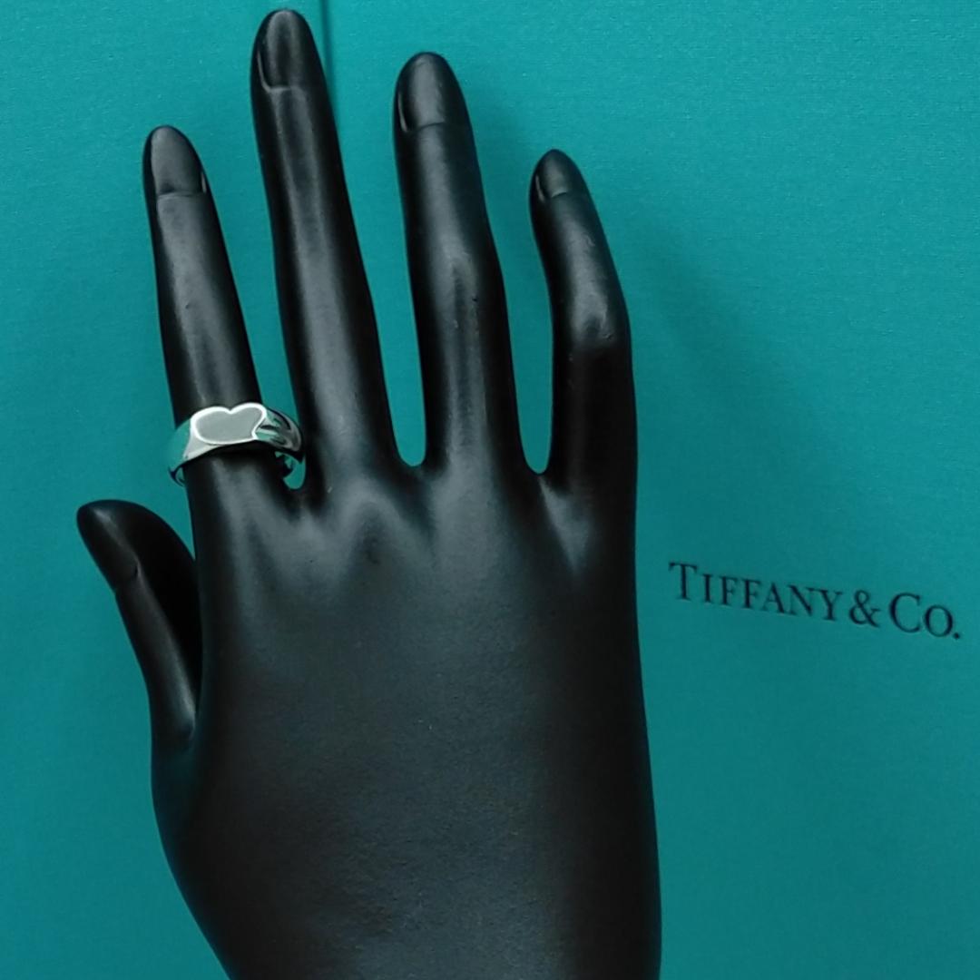 ●SALE●【ティファニー】シグネット　ハート　リング　１１号　2313