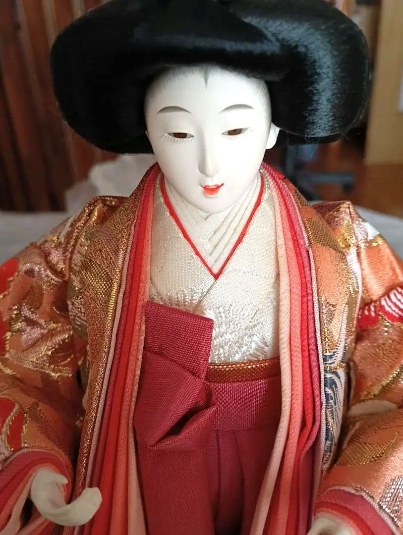 三人官女　お雛様　西陣織