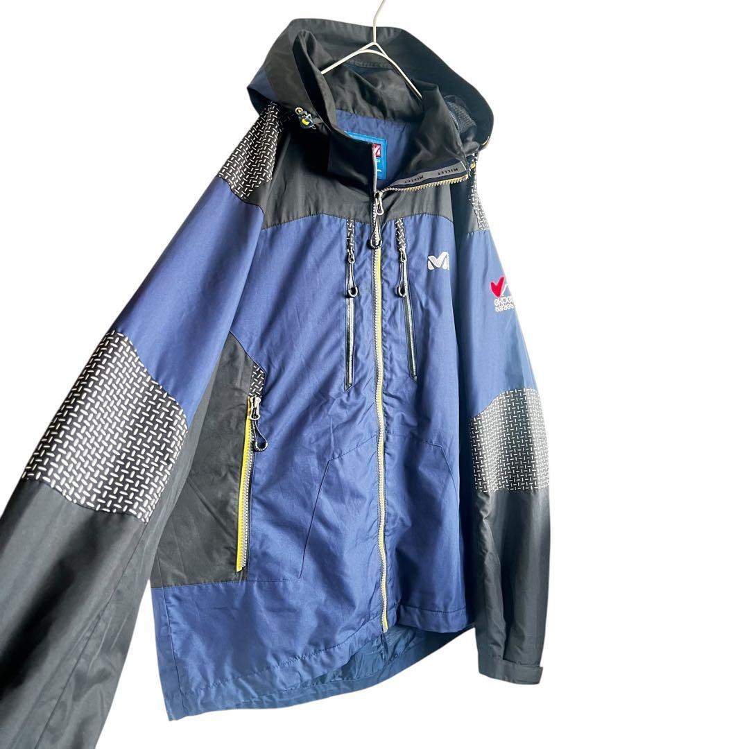 美品　海外限定　ミレー　MILLET マウンテンパーカー　シェルジャケット　XL