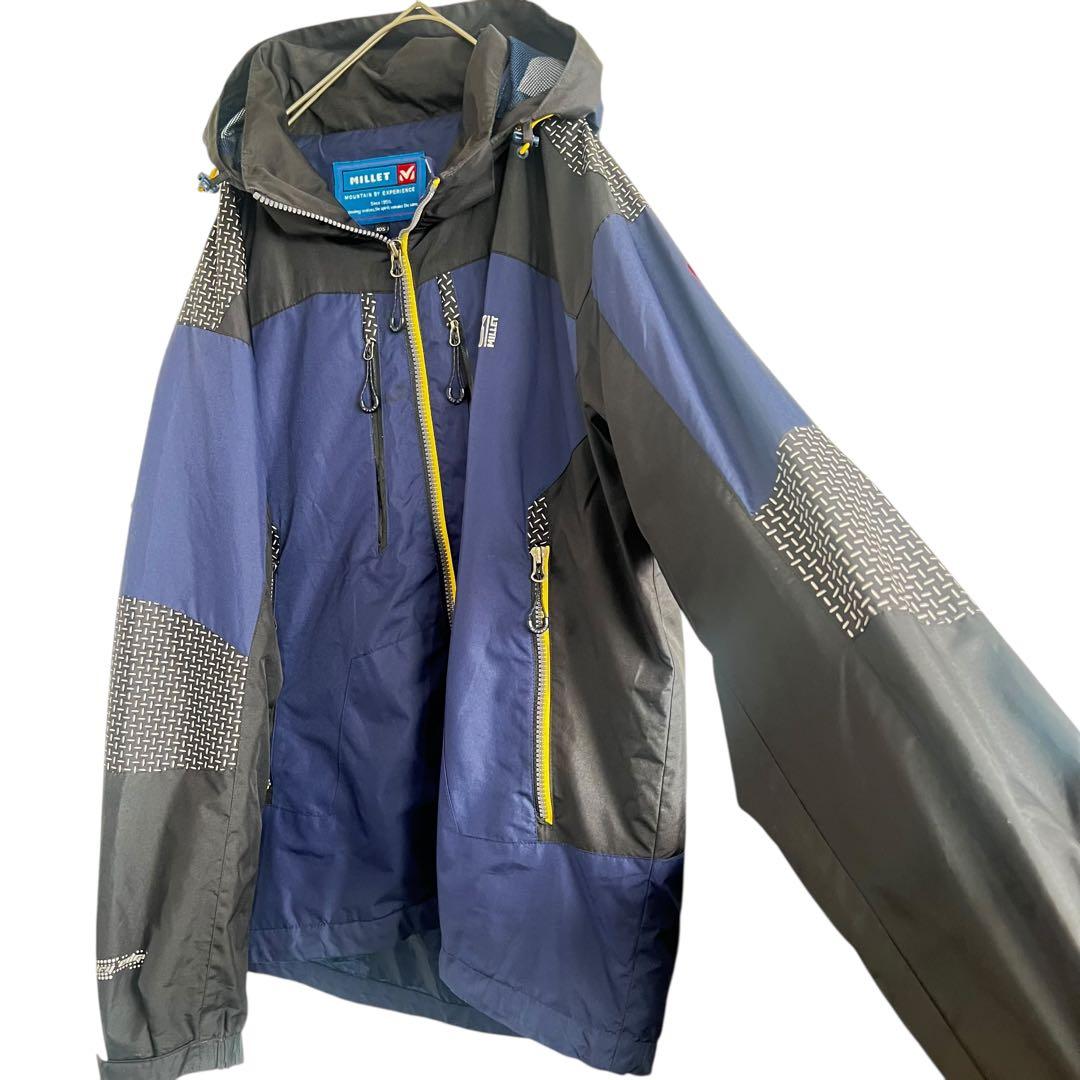 美品　海外限定　ミレー　MILLET マウンテンパーカー　シェルジャケット　XL