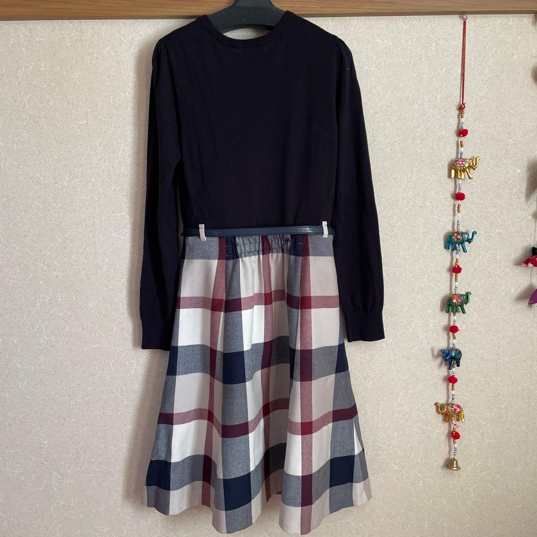 美品ブルーレーベルクレストブリッジワンピース38