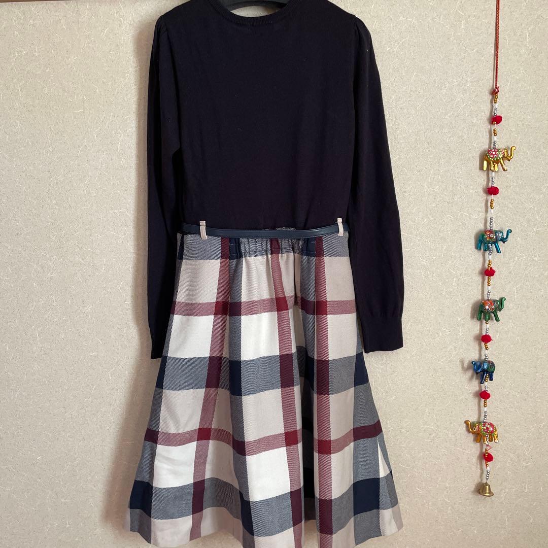 美品ブルーレーベルクレストブリッジワンピース38