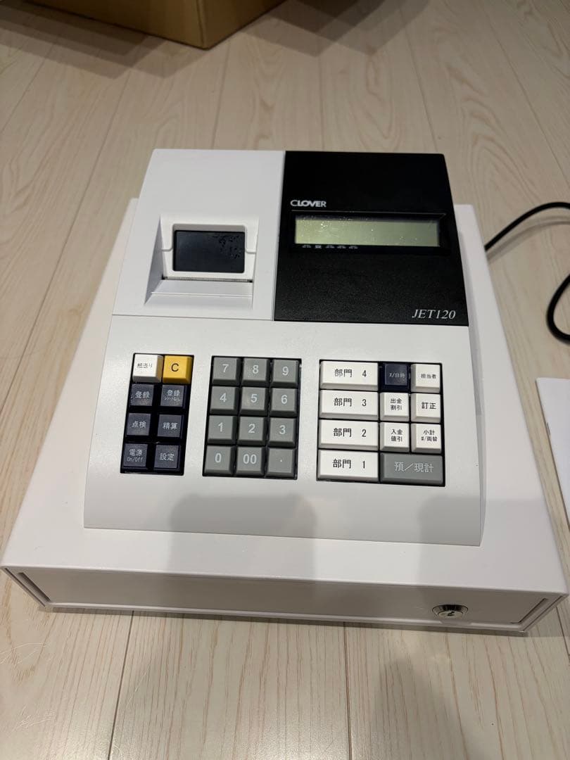 CLOVER JET120 レジスタ 取扱説明書付き