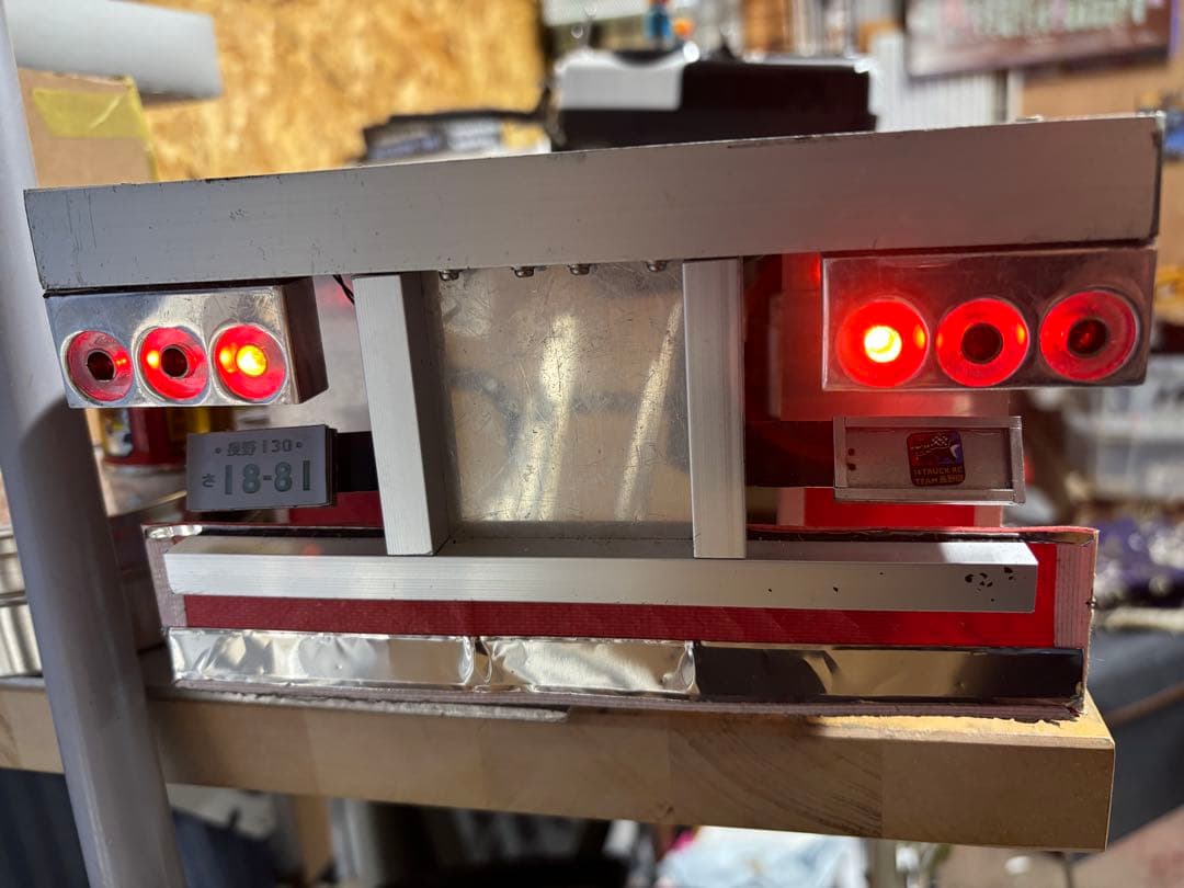 タミヤ　トレーラー　3軸　平台車