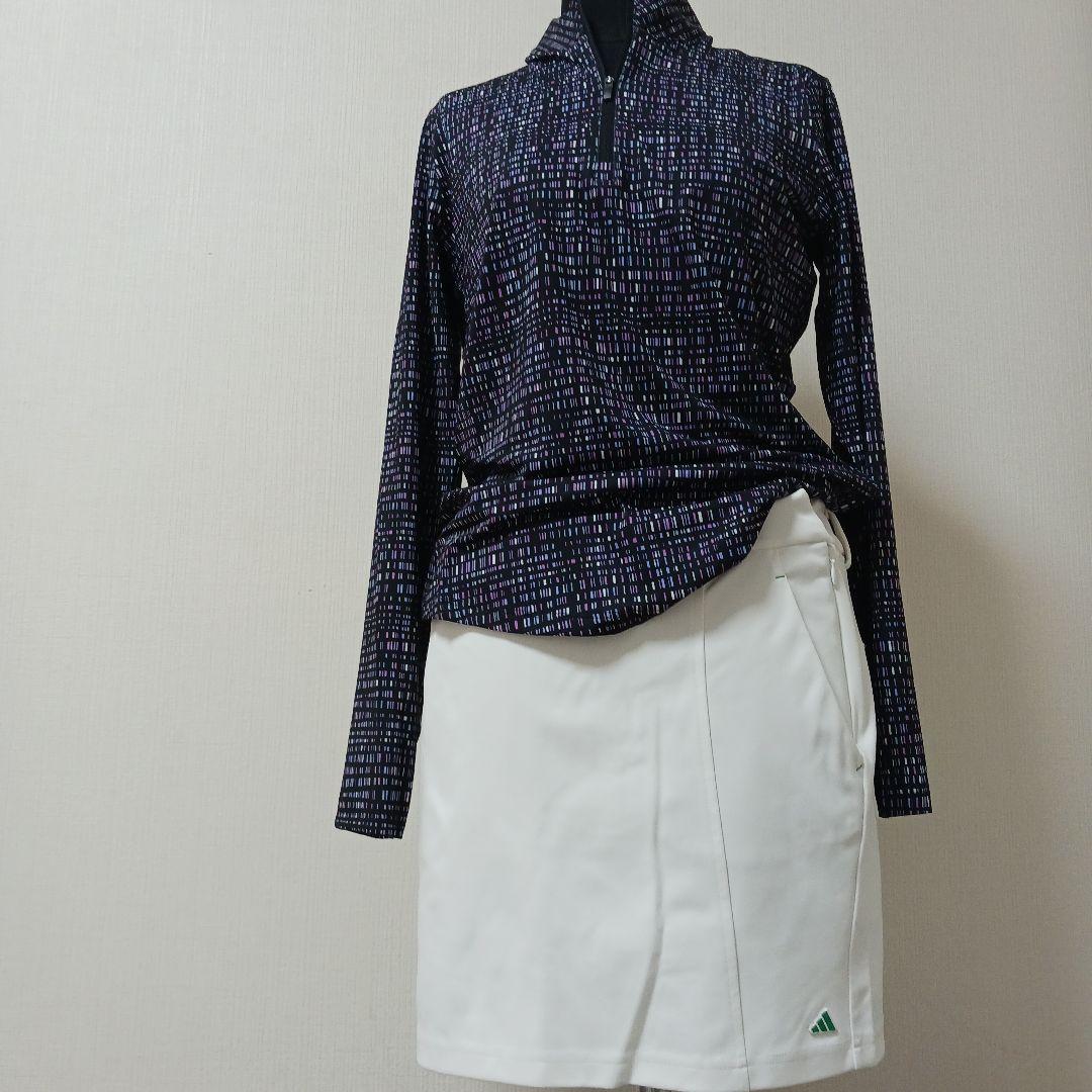 adidasゴルフシャツ×インナー付きスカートsizeL春