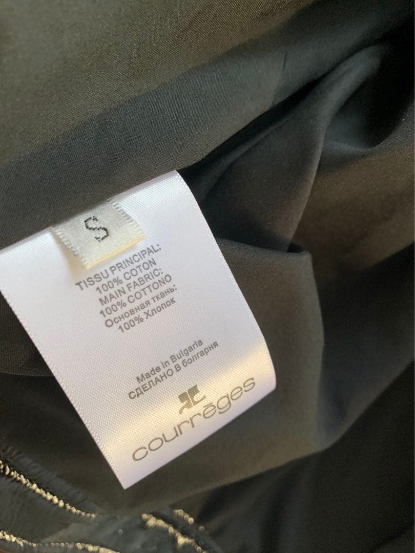 クレージュ　ブラック Reedition ビニール ジャケット