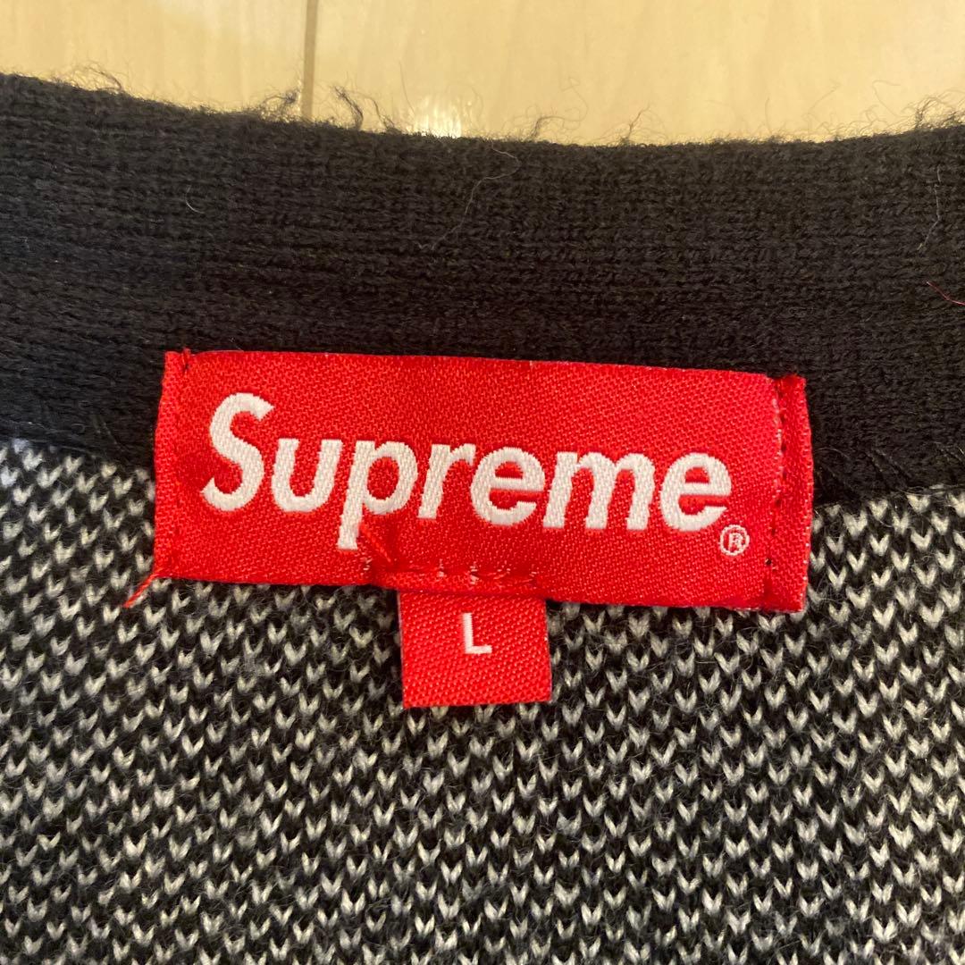 【希少】Supreme brushed polka dot cardigan