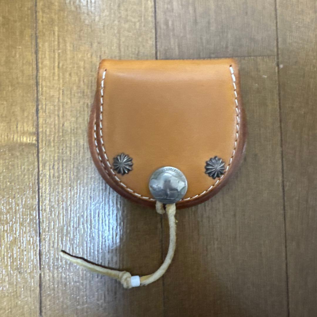 ゴローズ goro's 丸型小銭入れ サドル