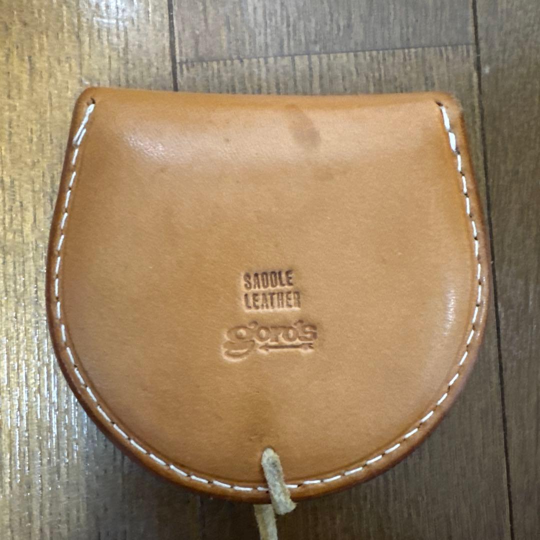 ゴローズ goro's 丸型小銭入れ サドル