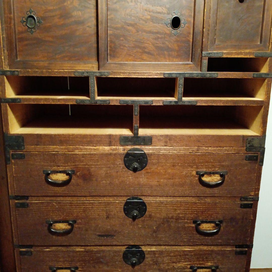 和箪笥　大正　水屋　骨董品　アンティーク