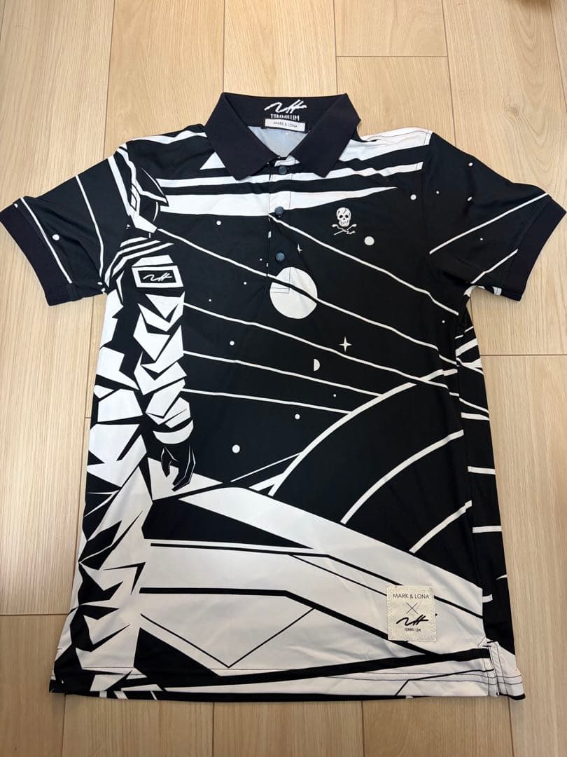 MARK & LONA TOMMII LIMコラボ　宇宙デザイン ポロシャツ